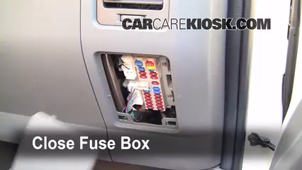 Interior Fuse Box Location 2006 Nissan Titan SE 5.6L V8 Extended